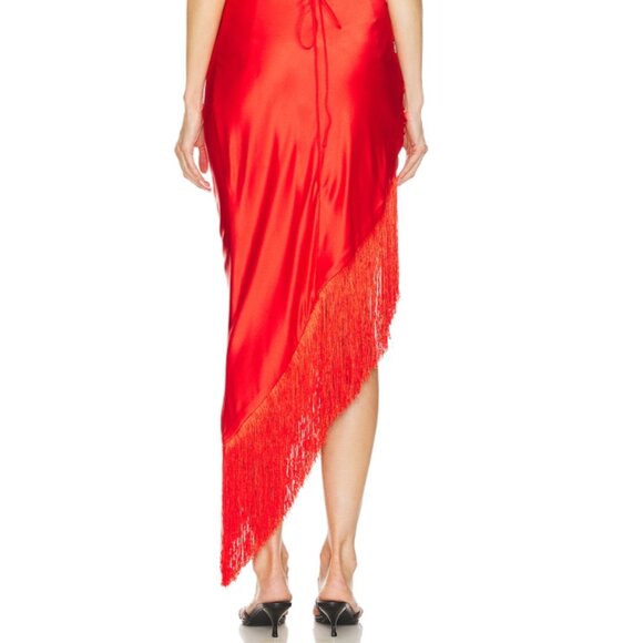 Brand New For Love & Lemons Anisa Asymmetrical Dress - Picture 13 of 16